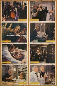 s169 CREEPING FLESH 8 movie lobby cards '72 Chris Lee, Peter Cushing