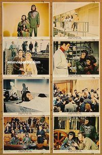 s235 ESCAPE FROM THE PLANET OF THE APES 8 movie lobby cards '71 McDowall