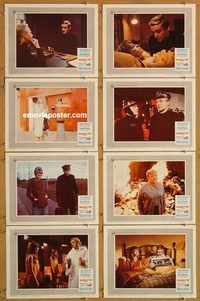 s245 FAHRENHEIT 451 8 movie lobby cards '67 Truffaut, Christie