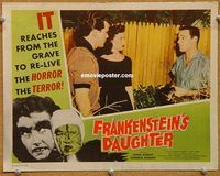 s277 FRANKENSTEIN'S DAUGHTER #2 movie lobby card '58 Sandra Knight