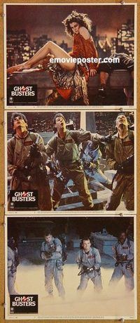 s291 GHOSTBUSTERS 3 movie lobby cards '84 Bill Murray, Dan Aykroyd