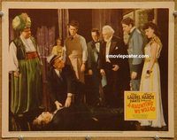 s033 A-HAUNTING WE WILL GO #2 movie lobby card '42 Laurel & Hardy!
