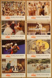 s356 IN LIKE FLINT 8 movie lobby cards '67 James Coburn spy spoof!
