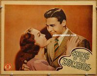 s432 KING OF THE ZOMBIES movie lobby card '41 Dick Purcell, Woodbury
