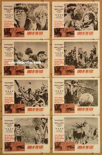 s454 LORD OF THE FLIES 8 movie lobby cards '63 William Golding