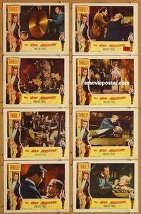 s464 MAD MAGICIAN 8 movie lobby cards '54 Vincent Price, Mary Murphy