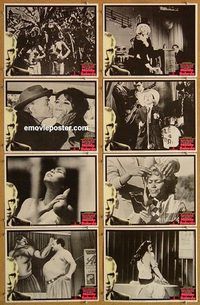 s491 MONDO BALORDO 8 movie lobby cards '67 Boris Karloff, oddities!