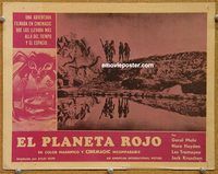 s048 ANGRY RED PLANET Spanish/US movie lobby card '60 reflections!