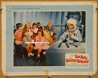 s585 RELUCTANT ASTRONAUT movie lobby card #2 '67 Don Knotts with kids!