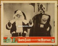 s613 SANTA CLAUS CONQUERS THE MARTIANS #2 movie lobby card '64 wacky!