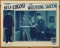 s780 WHISPERING SHADOW movie lobby card #4 '33 Bela Lugosi serial!