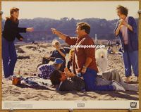 v721 NINE MONTHS color deluxe 11x14 still '95 Hugh Grant, Tom Arnold