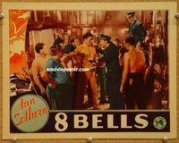 v204 8 BELLS movie lobby card '35 Navy sailor Ralph Bellamy!