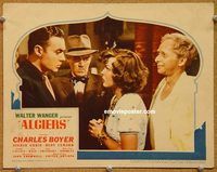 v221 ALGIERS movie lobby card '38 Charles Boyer, Hedy Lamarr