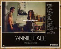 v238 ANNIE HALL movie lobby card #2 '77 Carol Kane, Woody Allen