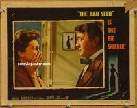 v258 BAD SEED movie lobby card #1 '56 Nancy Kelly, Mervyn LeRoy