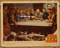 v270 BEGINNING OR THE END movie lobby card #8 '47 planning atom bomb!