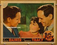 v278 BIG CITY movie lobby card '37 Luise Rainer, Spencer Tracy