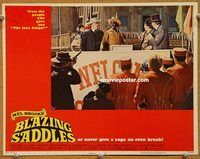 v291 BLAZING SADDLES movie lobby card #1 '74 classic Mel Brooks!