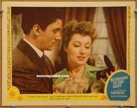v085 BLOSSOMS IN THE DUST #3 movie lobby card '41 Garson holds jewelry!