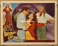 v323 BUCCANEER'S GIRL movie lobby card #2 '50 Yvonne DeCarlo