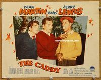 v331 CADDY movie lobby card #6 '53 Dean Martin & Jerry Lewis golfing!