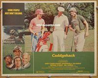 v333 CADDYSHACK movie lobby card #8 '80 Chevy Chase, Bill Murray