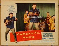 v340 CARNIVAL ROCK movie lobby card #6 '57 Bob Luman, rock 'n' roll!