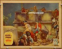 v360 CLIVE OF INDIA movie lobby card '35 English saving the fort!