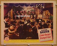 v372 CRIME DOCTOR'S STRANGEST CASE movie lobby card '43 showgirls!