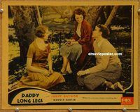 v382 DADDY LONG LEGS movie lobby card '31 Janet Gaynor, Una Merkel