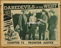 v388 DAREDEVILS OF THE WEST Chap 12 movie lobby card '43 serial!