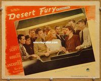 v396 DESERT FURY movie lobby card #2 '47 Burt Lancaster, Liz Scott