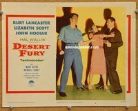 v397 DESERT FURY movie lobby card #4 R58 Burt Lancaster, Liz Scott