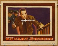 v425 ENFORCER movie lobby card #2 '51 Humphrey Bogart close up!