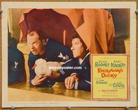 v429 EVERYTHING'S DUCKY movie lobby card '61 Rooney, Buddy Hackett