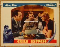 v431 EXILE EXPRESS movie lobby card '39 Anna Sten, Alan Marshal