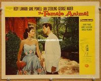 v437 FEMALE ANIMAL movie lobby card #4 '58 Hedy Lamarr, George Nader