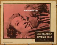 v444 FLAMINGO ROAD movie lobby card #5 '49 Joan Crawford, Zach Scott