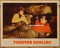 v451 FOREVER DARLING movie lobby card #5 '56 Desi Arnaz & Lucy Ball!