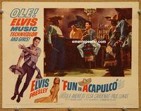 v462 FUN IN ACAPULCO movie lobby card #7 '63 Elvis Presley in Mexico!