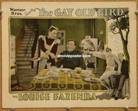 v467 GAY OLD BIRD movie lobby card '27 Louise Fazenda, John Murray