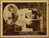 v471 GILDED DREAM movie lobby card '20 two images of Carmel Myers!