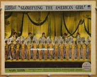v475 GLORIFYING THE AMERICAN GIRL movie lobby card '29 chorus gals!