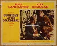 v499 GUNFIGHT AT THE OK CORRAL movie lobby card #6 '57 Burt Lancaster