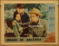 v516 HEART OF ARIZONA other company movie lobby card '38 Hoppy Cassidy
