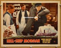 v524 HELL-SHIP MORGAN movie lobby card #2 R40s George Bancroft