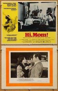 v527 HI MOM! movie lobby card #2 '70 early Robert De Niro, De Palma