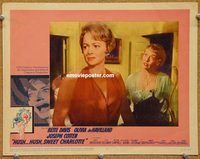 v548 HUSH HUSH SWEET CHARLOTTE movie lobby card #8 '65 Bette Davis