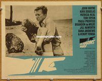 v559 IN HARM'S WAY movie lobby card #5 '65 Kirk Douglas, Saul Bass